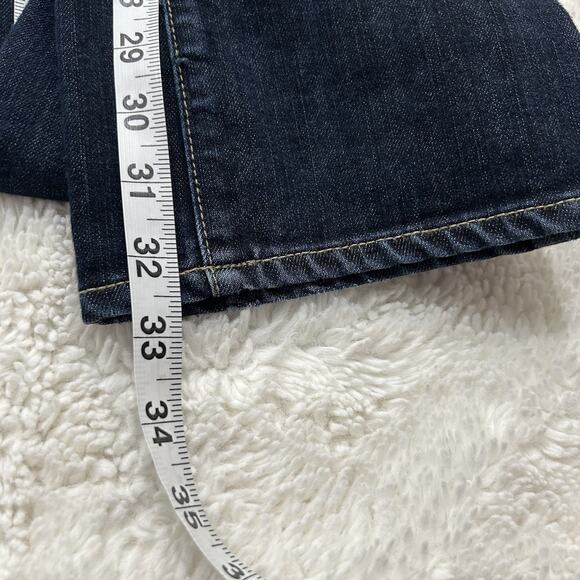 Paige VTG Y2K Hidden Hills Flare Boot Cut Denim Blue Jeans Womans Size 29x31 - Picture 7 of 8
